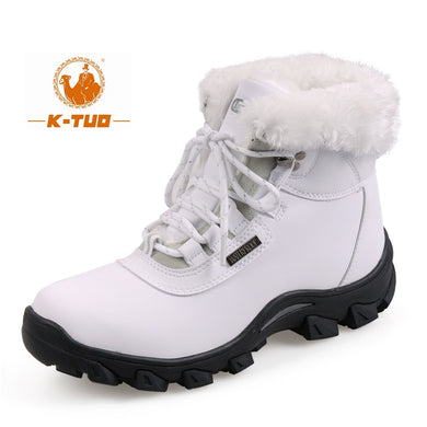 K-TUO Winter Waterproof Hiking Shoes Women Climbing Mountain Outdoor Sport Boots Non-Slip Breathable Hiking Sneakers KT-11768