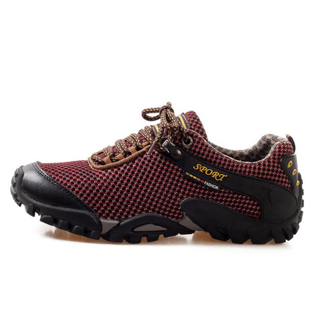 2017 Outdoor Sport shoes men Brand Hiking Shoes Sneakers men shoes Trekking Mountain Climbing Walking Anti-skid Off-road NE71