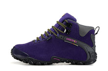 Onemix winter women's hiking shoes wool lining outdoor sport shoes women durable and waterproof climbing shoes anti slip shoes