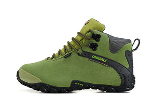 Onemix winter women's hiking shoes wool lining outdoor sport shoes women durable and waterproof climbing shoes anti slip shoes