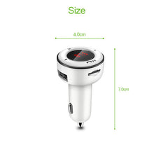 Onever Bluetooth Fm Transmitter Modulator 3.1A Dual USB Car Charger For xiaomi roidmi car styling electronic kits mp3 player