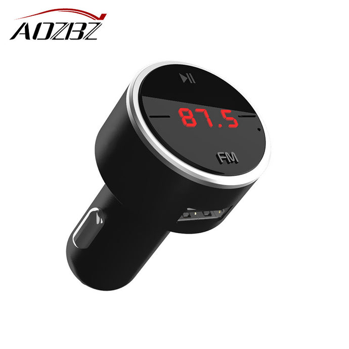 AOZBZ Bluetooth Car Kit FM Transmitter Modulator 3.1A Dual USB Car Charger Music Player Rotatable Support U Disk Play & Voltmete